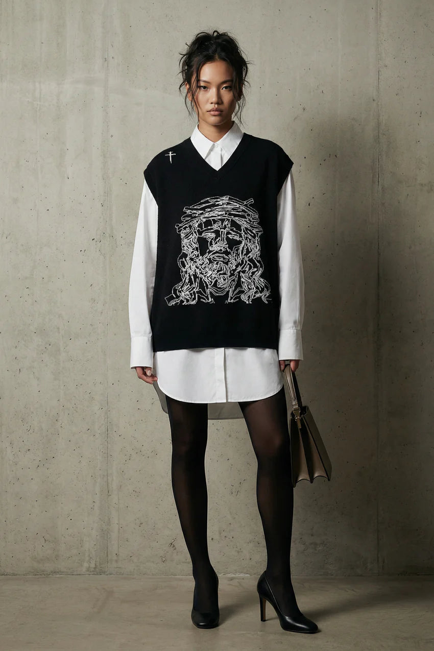 YESUGOD - MESSIAH Knit Vest