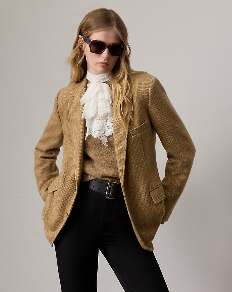 Ralph Lauren - Eli Basket-Weave Tweed Jacket